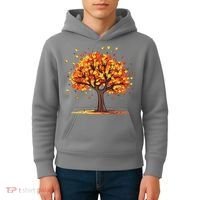 Autumn Tree Fall Lover Kids Hoodie thumb 4