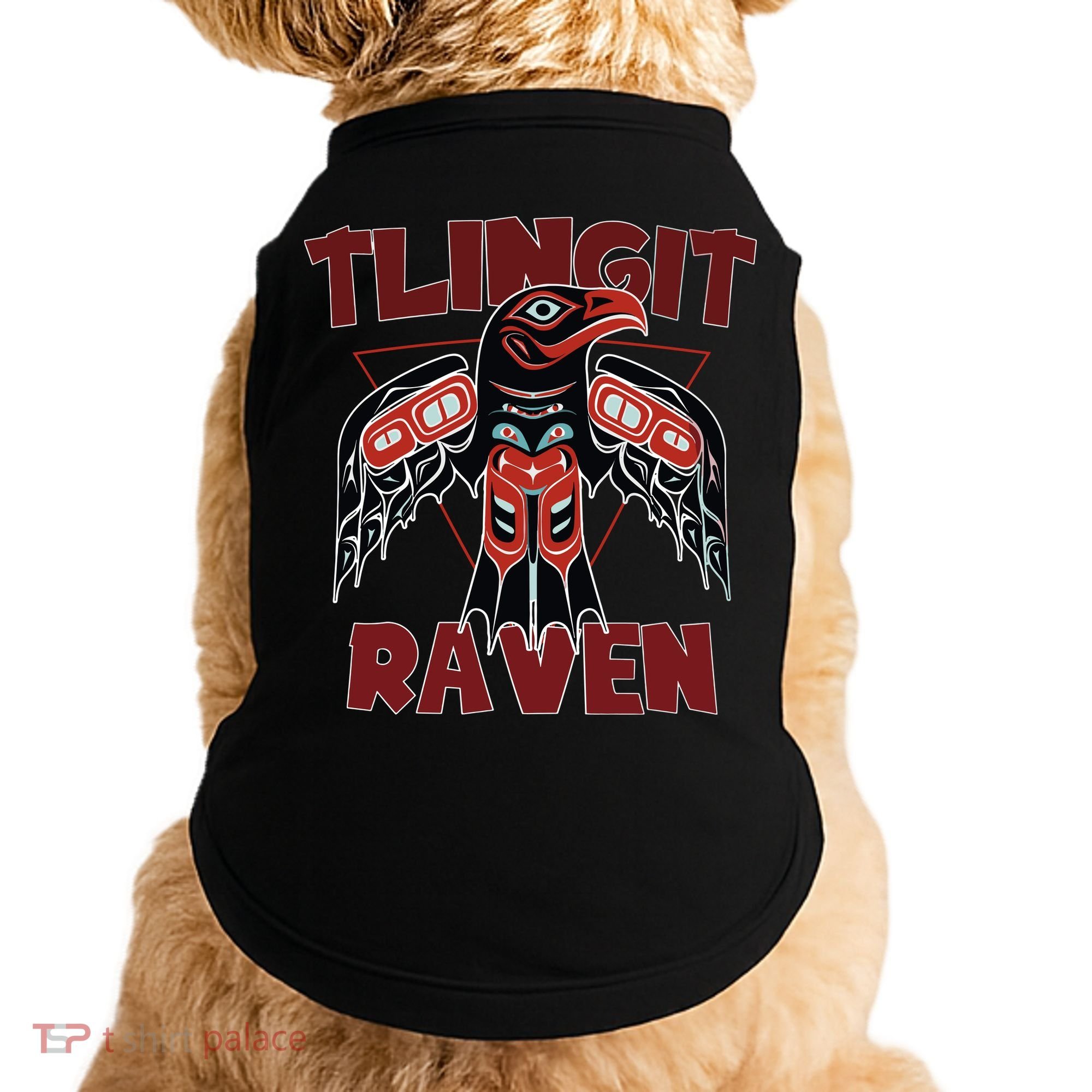 Alaska Tlingit For Native Raven Totem Doggie Tank