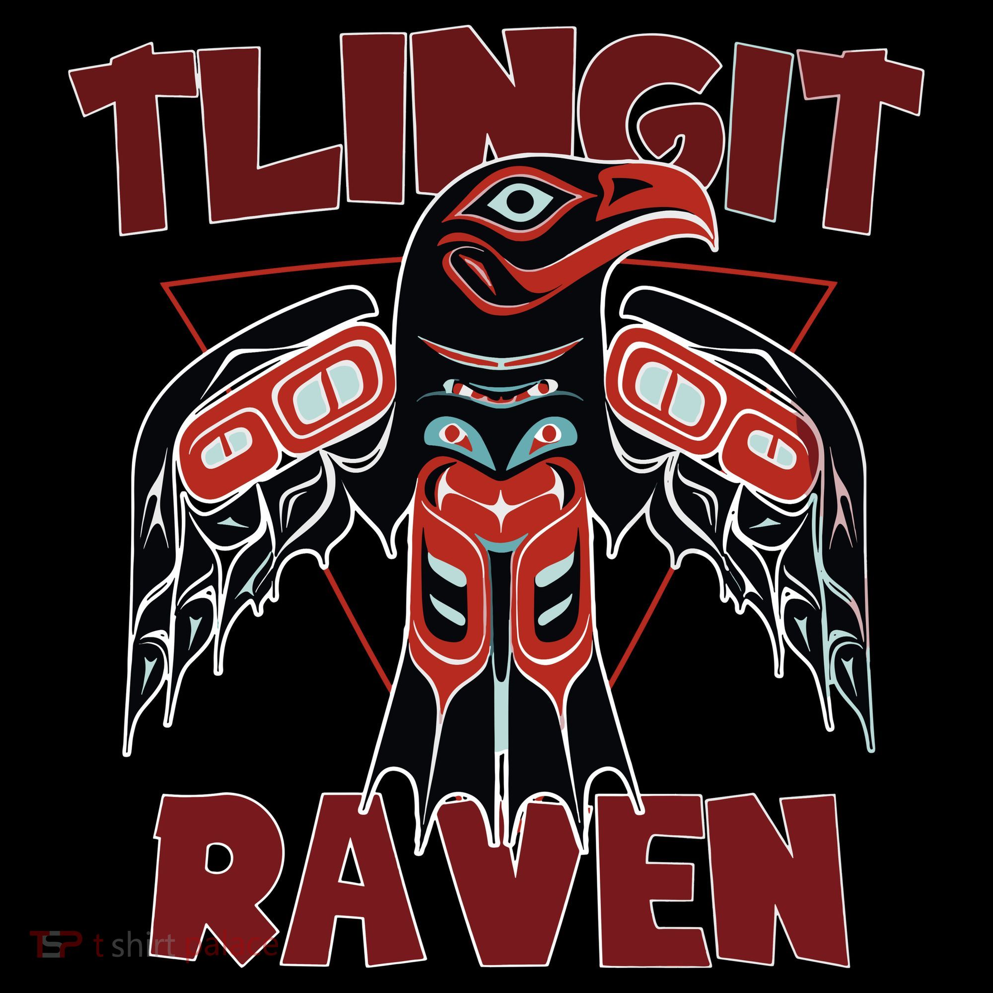 Alaska Tlingit For Native Raven Totem Hoodie