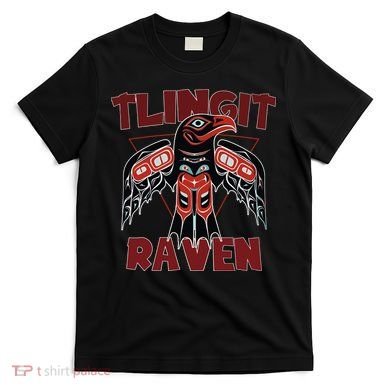 Alaska Tlingit For Native Raven Totem T-Shirt