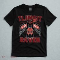 Alaska Tlingit For Native Raven Totem T-Shirt thumb 5