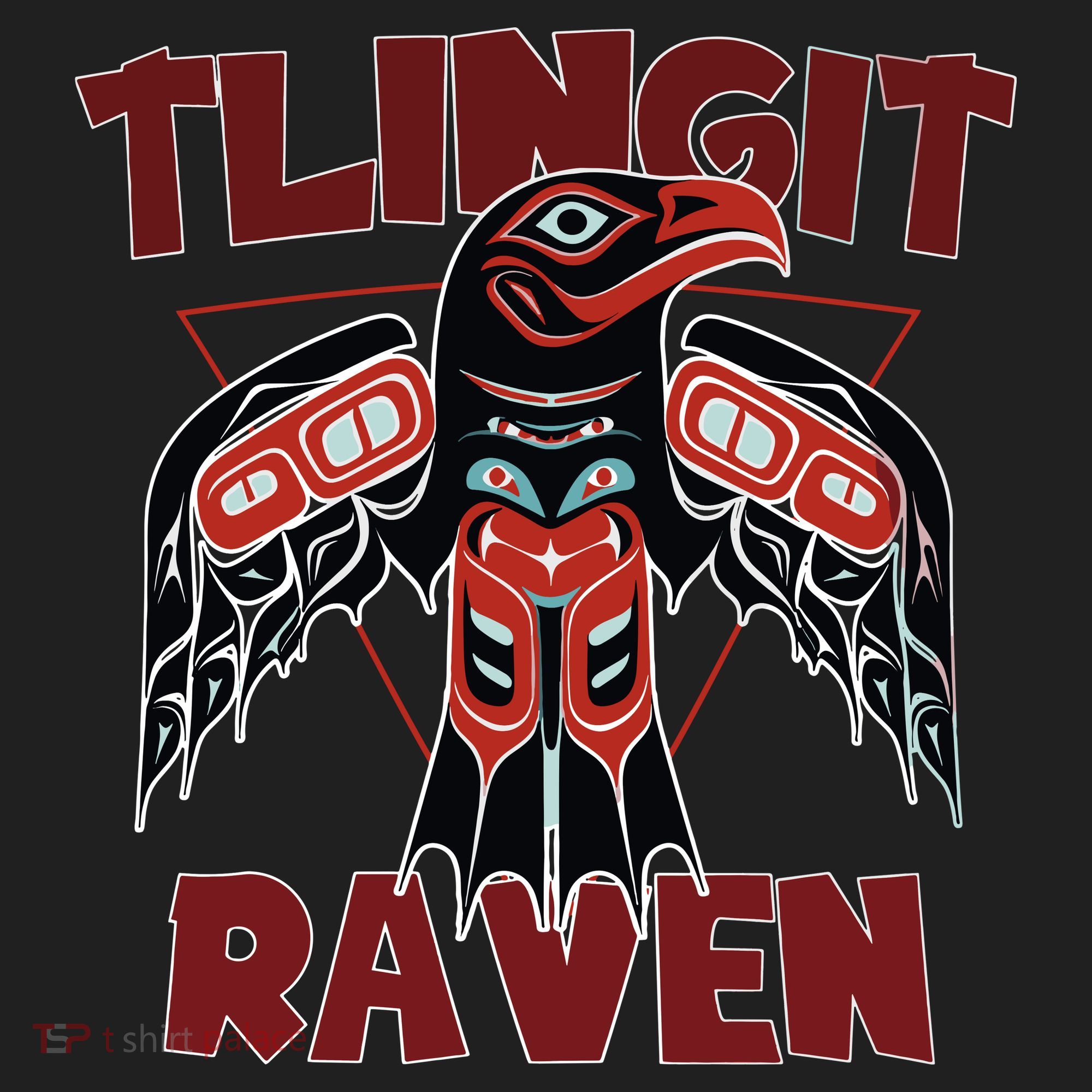 Alaska Tlingit For Native Raven Totem Beanie