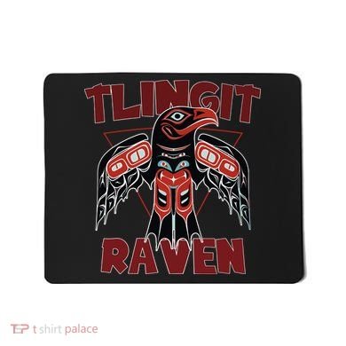 Alaska Tlingit For Native Raven Totem Mousepad