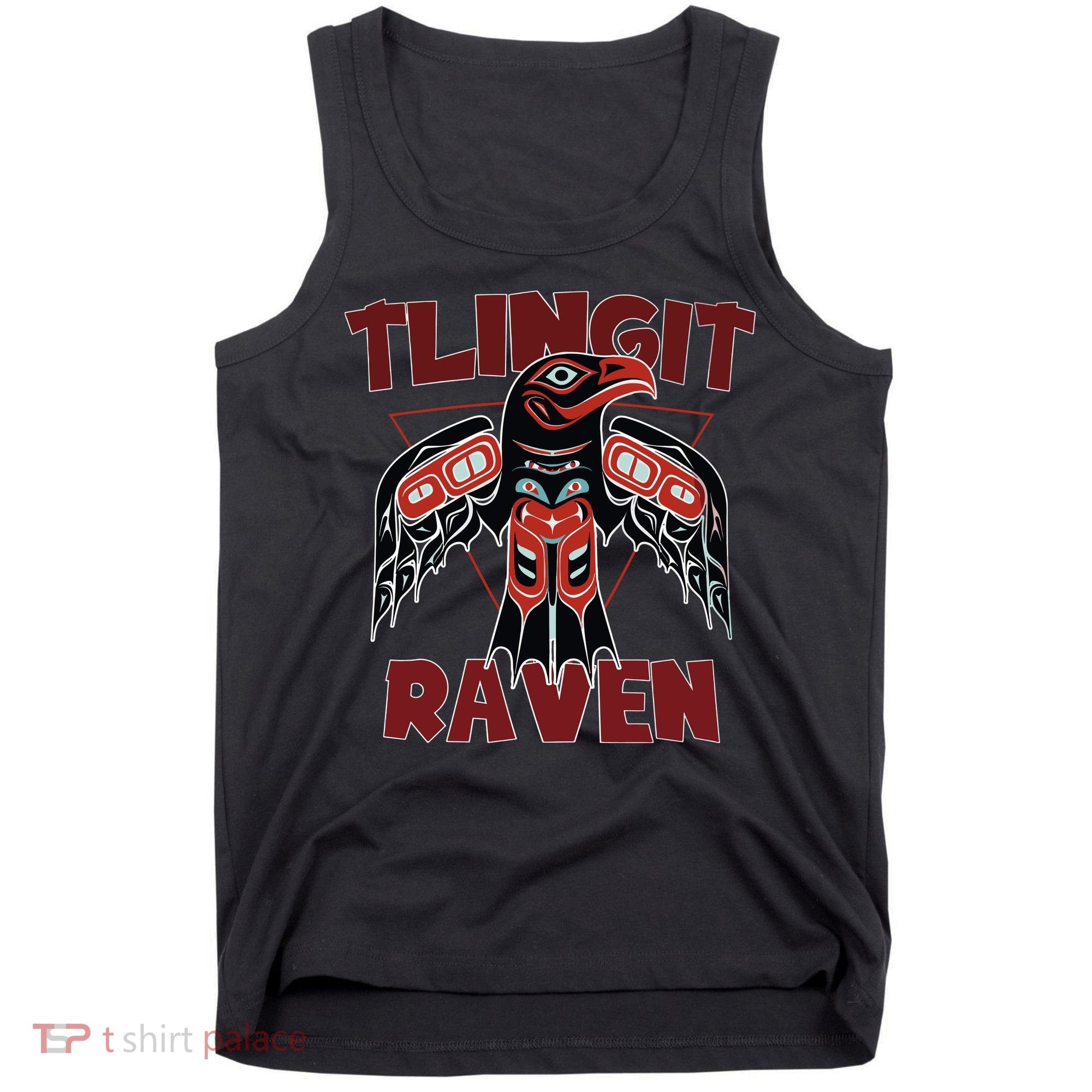 Alaska Tlingit For Native Raven Totem Tank Top