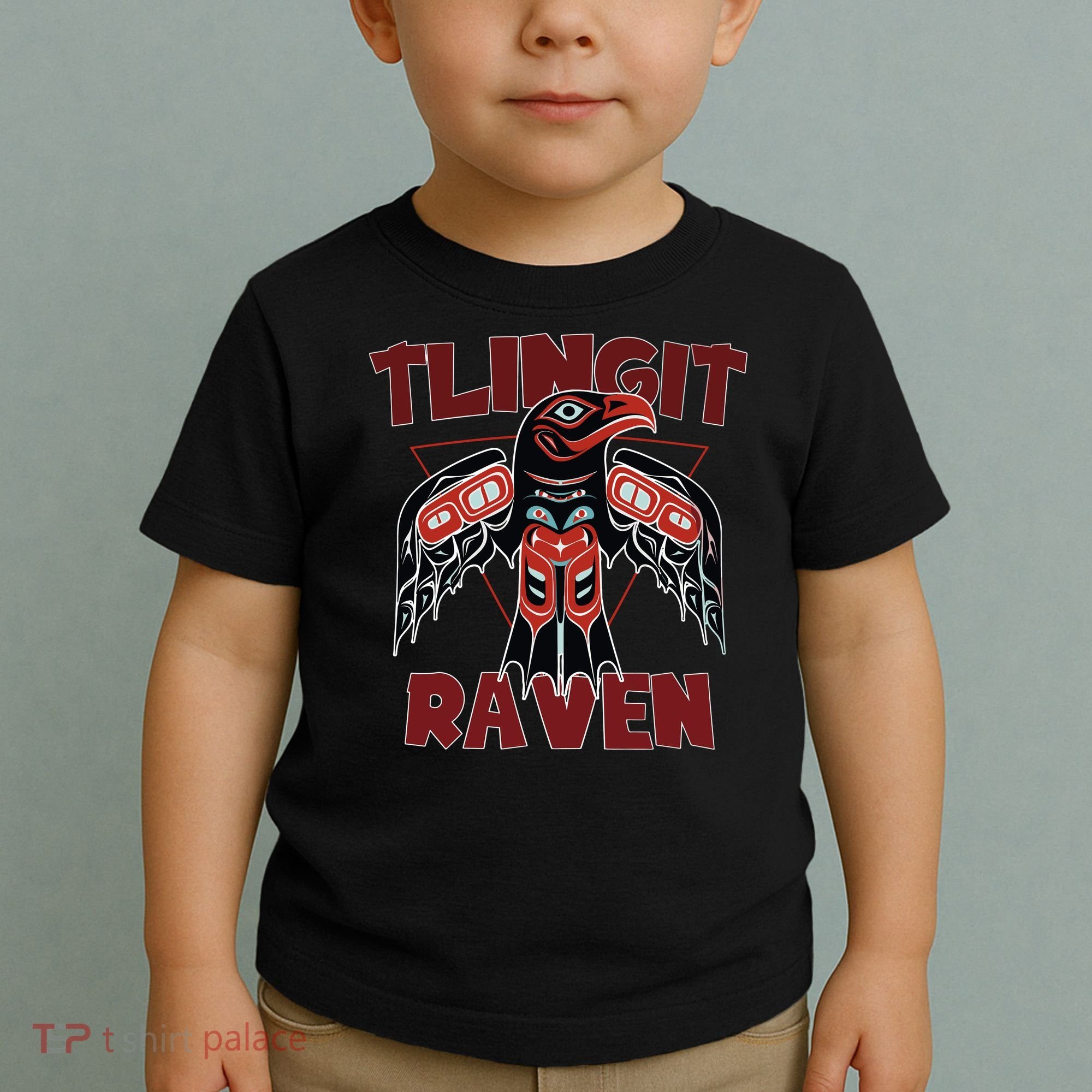 Alaska Tlingit For Native Raven Totem Toddler T-Shirt