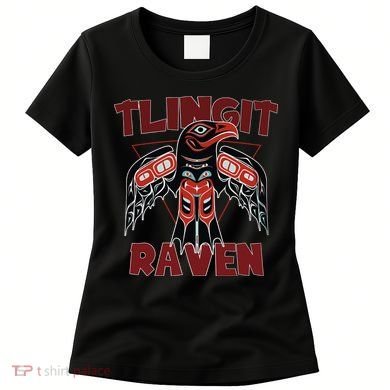 Alaska Tlingit For Native Raven Totem Women's T-Shirt