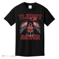 Alaska Tlingit For Native Raven Totem Kids T-Shirt thumb 0