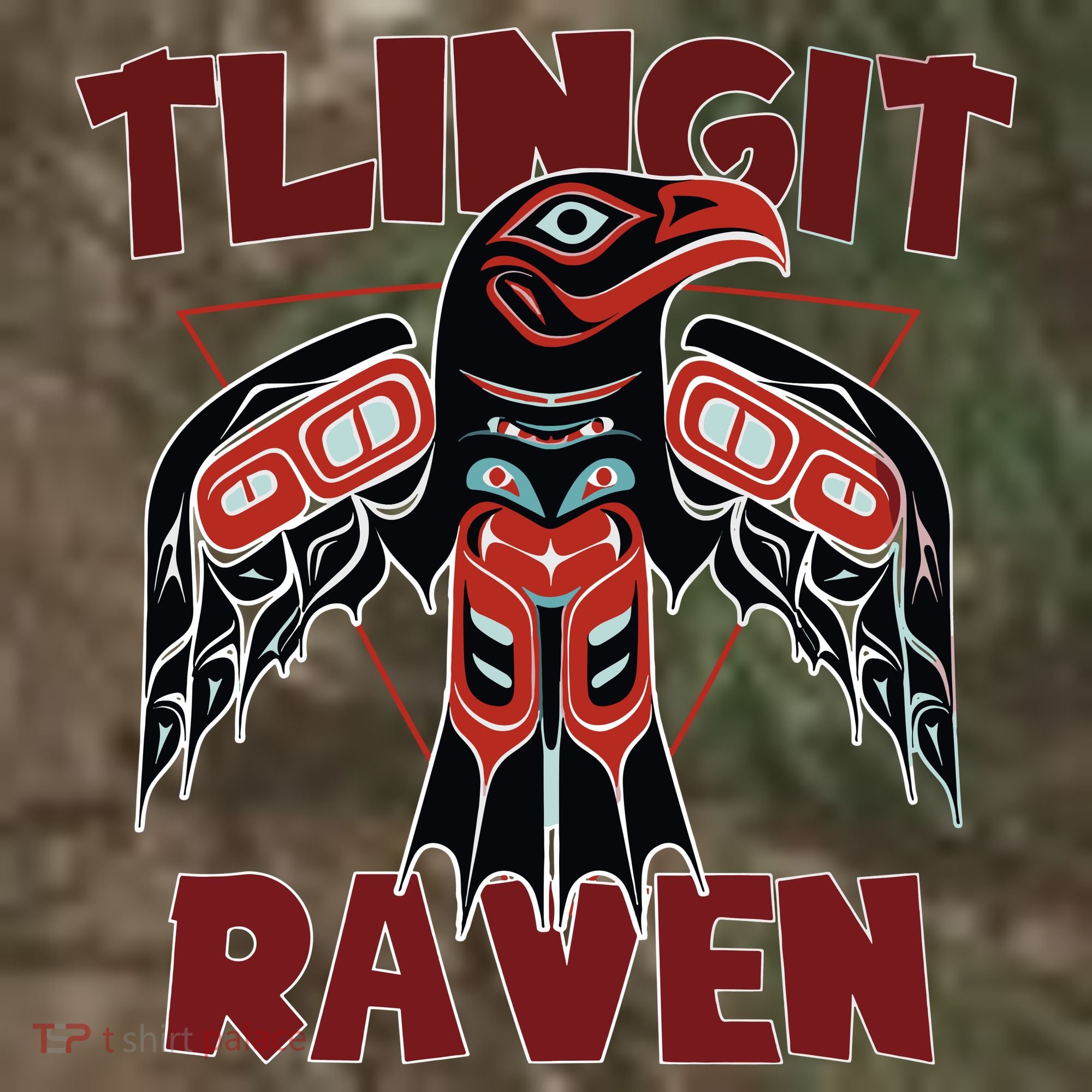Alaska Tlingit For Native Raven Totem Camo Xtreme Backpack