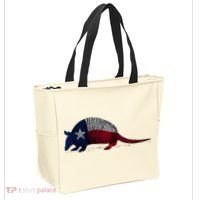 Armadillo Texas Flag Tote Bag thumb 2