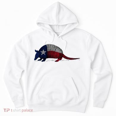Armadillo Texas Flag Hoodie