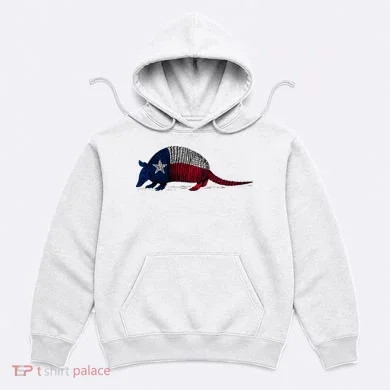 Armadillo Texas Flag Hoodie