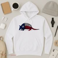 Armadillo Texas Flag Hoodie thumb 3