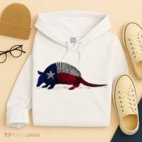 Armadillo Texas Flag Hoodie thumb 4