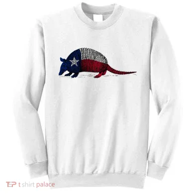 Armadillo Texas Flag Sweatshirt