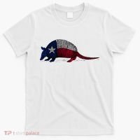 Armadillo Texas Flag T-Shirt thumb 0