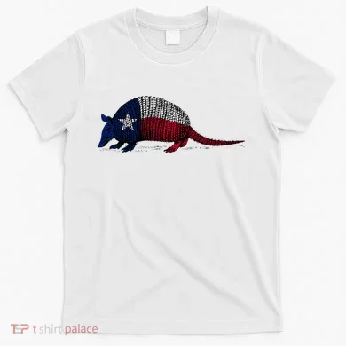 Armadillo Texas Flag T-Shirt