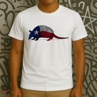 Armadillo Texas Flag T-Shirt thumb 3