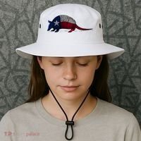 Armadillo Texas Flag Bucket Hat thumb 3