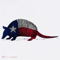 Armadillo Texas Flag Women's Hoodie thumb 2