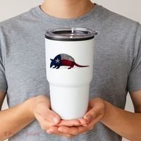 Armadillo Texas Flag Tumbler thumb 2