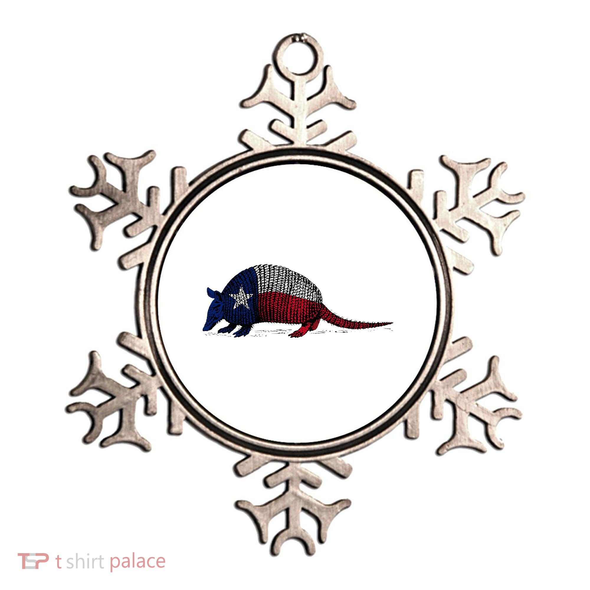 Armadillo Texas Flag Ornament