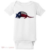 Armadillo Texas Flag Baby Bodysuit thumb 0