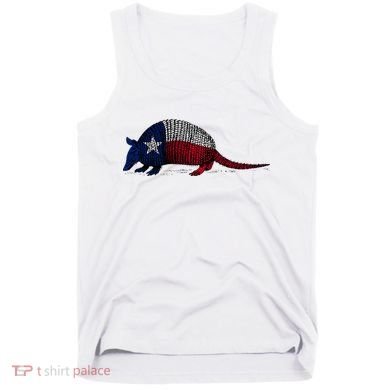 Armadillo Texas Flag Tank Top