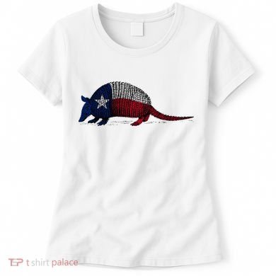 Armadillo Texas Flag Women's T-Shirt