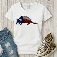 Armadillo Texas Flag Women's T-Shirt thumb 3