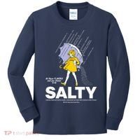 All These Flavors And You Choose To Be Salty Kids Long Sleeve Shirt thumb 0