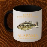 Alabama Territory Freshwater Fish The Largemouth Bass Coffee Mug thumb 2
