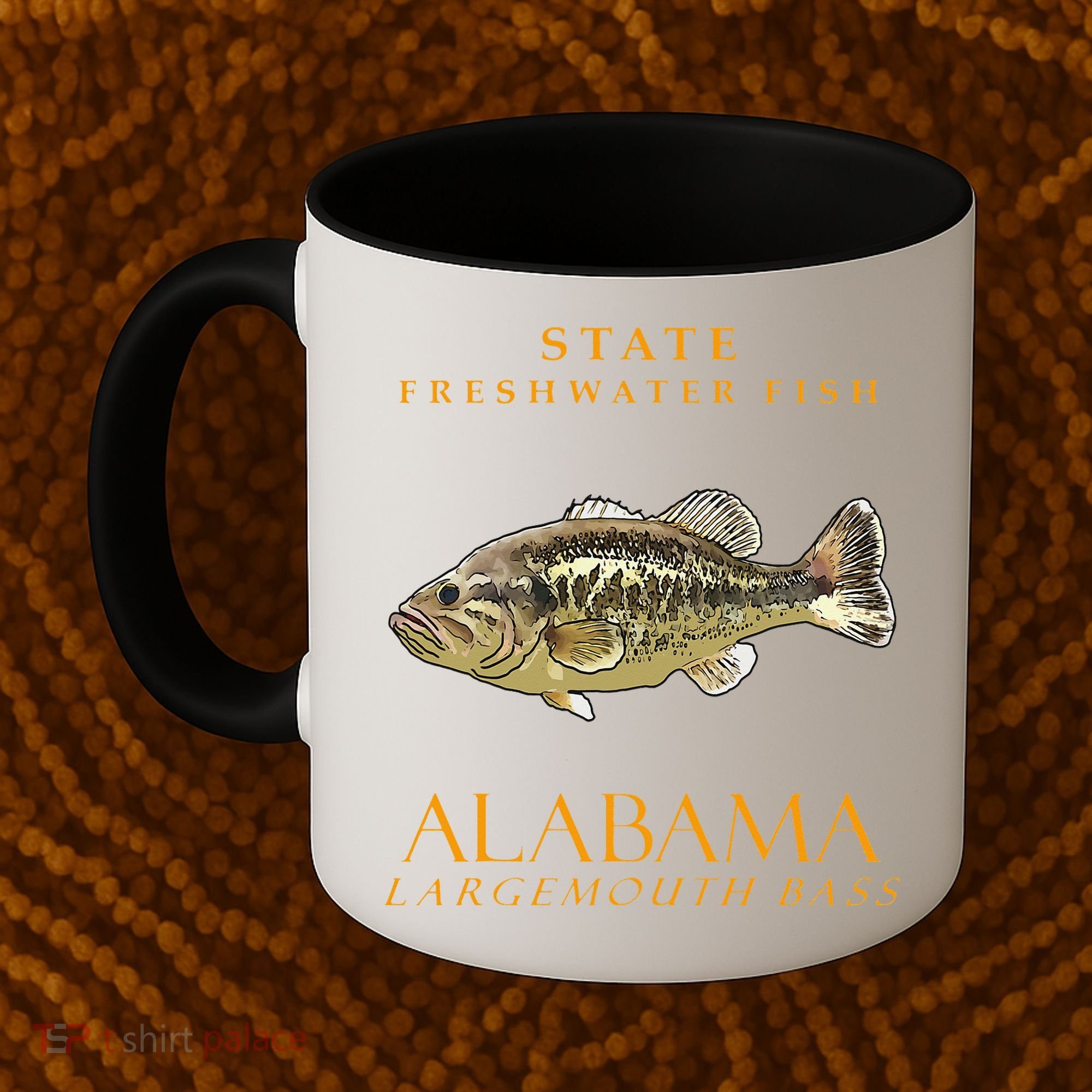 Alabama Territory Freshwater Fish The Largemouth Bass Coffee Mug