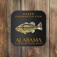 Alabama Territory Freshwater Fish The Largemouth Bass Coaster thumb 0