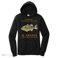 Alabama Territory Freshwater Fish The Largemouth Bass Women's Hoodie thumb 0