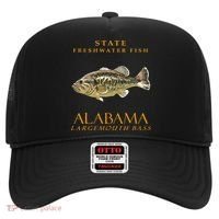 Alabama Territory Freshwater Fish The Largemouth Bass Hat thumb 0
