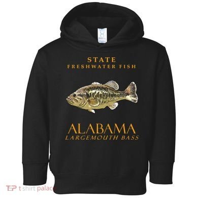 Alabama Territory Freshwater Fish The Largemouth Bass Toddler Hoodie