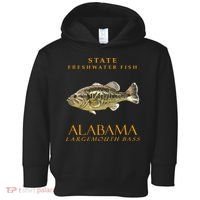 Alabama Territory Freshwater Fish The Largemouth Bass Toddler Hoodie thumb 0