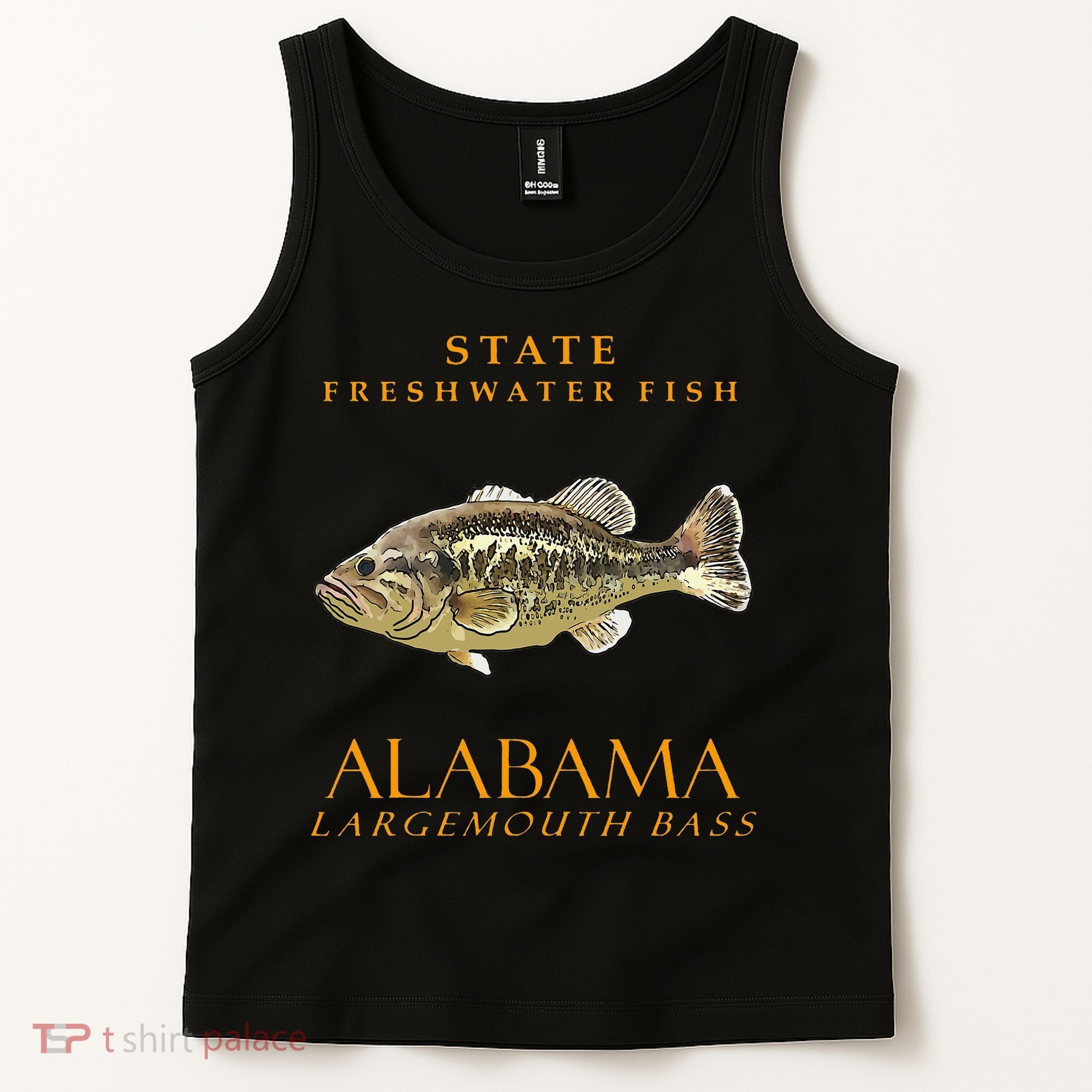 Alabama Territory Freshwater Fish The Largemouth Bass Tank Top