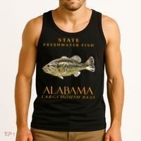 Alabama Territory Freshwater Fish The Largemouth Bass Tank Top thumb 3