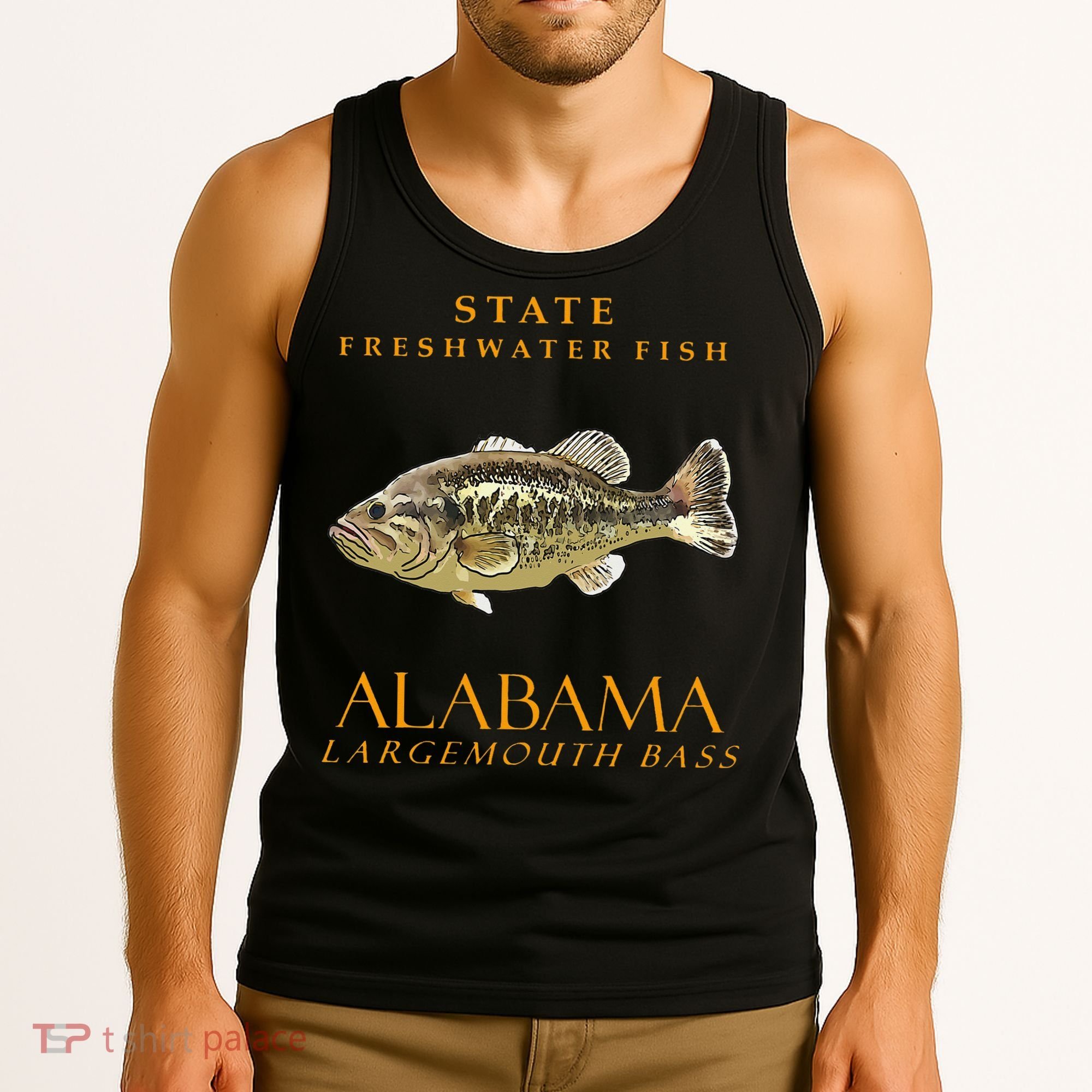 Alabama Territory Freshwater Fish The Largemouth Bass Tank Top