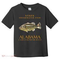 Alabama Territory Freshwater Fish The Largemouth Bass Toddler T-Shirt thumb 0