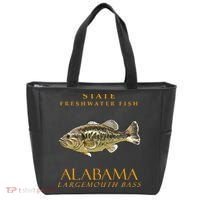 Alabama Territory Freshwater Fish The Largemouth Bass Tote Bag thumb 0