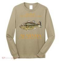 Alabama Territory Freshwater Fish The Largemouth Bass Long Sleeve Shirt thumb 0