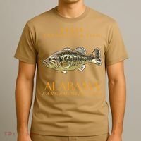 Alabama Territory Freshwater Fish The Largemouth Bass T-Shirt thumb 3