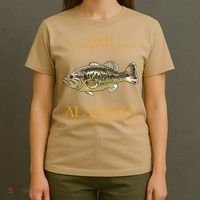 Alabama Territory Freshwater Fish The Largemouth Bass T-Shirt thumb 4