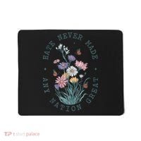 Anti Trump Floral Butterflies Democrat President Liberal Mousepad thumb 0