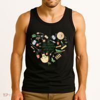 All Things Grow Better With Love Love Gardening Heart Tank Top thumb 3