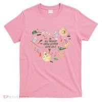 All Things Grow Better With Love Love Gardening Heart T-Shirt thumb 0