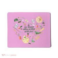 All Things Grow Better With Love Love Gardening Heart Mousepad thumb 0