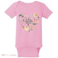All Things Grow Better With Love Love Gardening Heart Baby Bodysuit thumb 0